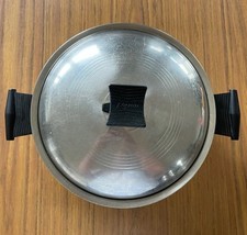Panela de aço inoxidável vintage Rena-ware com tampa - 2 alças - 22cm comprar usado  Enviando para Brazil