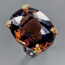 Usado, Anel de quartzo esfumaçado natural joalheria 40 quilates prata esterlina 925 tamanho 8/R432353 comprar usado Usado, Anel de quartzo esfumaçado natural joalheria 40 quilates prata esterlina 925 tamanho 8/R432353 comprar usado  Enviando para Brazil