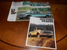1979 FORD PICKUPS BROCHURE / GRANDE 20 p. '79 CATÁLOGO DE PICAPES FORD F-SERIES comprar usado  Enviando para Brazil