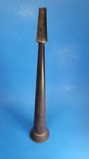 Cone de chifre de sopro de estanho formato antigo 12 5/8" altura 2 3/8" diâmetro final, usado comprar usado  Enviando para Brazil