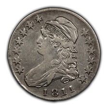 1811 50c capped d'occasion  Expédié en Belgium