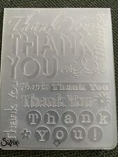 Sizzix embossing folders. for sale  HAYWARDS HEATH