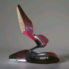 Luxax slingpumps weinrot gebraucht kaufen  Berlin