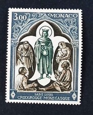 MONACO 1970 Monaco Red Cross 	St. Louis, King of France NEUF ** MNH 14f comprar usado  Enviando para Brazil