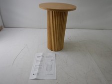 Stead RFAT-NO-13 - Mesa lateral redonda canelada, acabamento em carvalho natural comprar usado Stead RFAT-NO-13 - Mesa lateral redonda canelada, acabamento em carvalho natural comprar usado  Enviando para Brazil