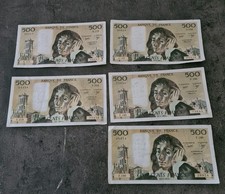 Lot billets 500 d'occasion  Erstein