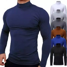 Sueteres Cuello De Tortuga Para Hombre Termica Camisa Termica Par El Invierno comprar usado  Enviando para Brazil