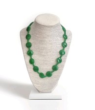 Necklace green jade for sale  LONDON