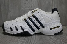 Novo Sapato Feminino Raro Adidas Barricade V G16783 Couro Branco Tamanho 7, usado comprar usado  Enviando para Brazil