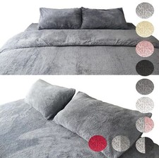 Teddy fleece duvet for sale  IRVINE