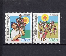 1982 PORTUGAL - Madeira - Etnografia Regional. O Brinco - MNH #AF.1595/6, usado comprar usado  Enviando para Brazil