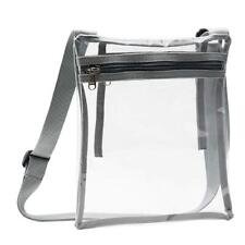 Bolsa De Pvc Elegante Transparente Clear bolsa de mão tote bolsa de ombro tiracolo Stadium comprar usado  Enviando para Brazil