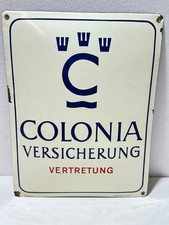 Emailschild colonia versicheru gebraucht kaufen  Rüsselsheim am Main
