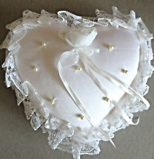 Hochzeit ringkissen herzform gebraucht kaufen  Mindelheim