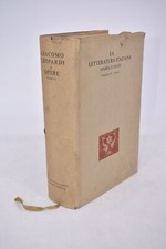 Giacomo leopardi opere usato  Roma