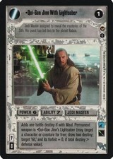 Qui-Gon Jinn With Lightsaber - Theed Palace - Star Wars CCG comprar usado  Enviando para Brazil