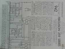 Ferguson 259 259a for sale  LINCOLN