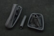 BMW E34 M5 E34 boots leather gaiters set ebrake handle INDIVIDUAL BLACK na sprzedaż  PL