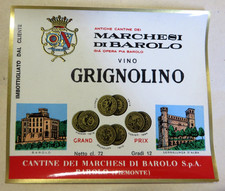 Etichetta marchesi barolo usato Etichetta marchesi barolo usato  Albenga