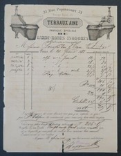 Invoice 1883 terraux d'occasion  Expédié en Belgium