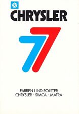 Simca chrysler farben gebraucht kaufen  Kassel