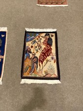 Tapete miniatura afegão – cena tribal de dança e celebração 1',6"x 2' comprar usado  Enviando para Brazil