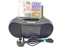 Sony CFD-S70 Boombox estéreo portátil CD fita cassete sintonizador de rádio AM FM preto comprar usado  Enviando para Brazil