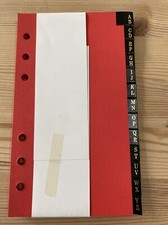 ORGANIZADOR-GUIA DE COURO DIVISÓRIAS A-Z-FILOFAX TAMANHO PESSOAL-NÃO USADO LACRADO-ITEM RARO comprar usado  Enviando para Brazil