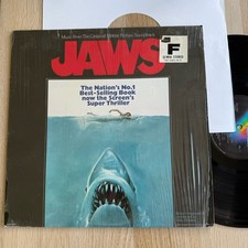 JAWS Original Movie Soundtrack 1975 LP In Shrink! Steven Spielberg film NICE comprar usado  Enviando para Brazil