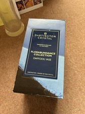 Darlington crystal vase for sale  ALDERSHOT