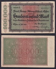 Banconota germania fried usato  Chieri