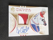 2007-08 UD SP autêntico KYLE CHIPCHURA #224 #ed 64/100 Rookie Patch Auto Rc comprar usado  Enviando para Brazil