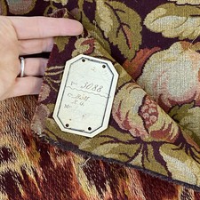 1926 Amostra de tecido jacquard francês NÃO USADO tapeçaria estofada vintage antiga c comprar usado  Enviando para Brazil