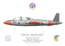 Print fouga magister d'occasion  Ribécourt-Dreslincourt