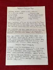Sobremesa de bolo de chocolate alemã receita manuscrita de vovó comprar usado  Enviando para Brazil
