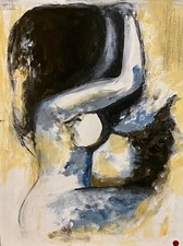 Peinture femme toile d'occasion  Annecy-le-Vieux