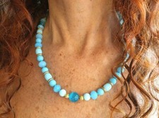 Collana donna pietre usato  Italia