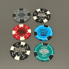 Conjunto de fichas de pôquer usadas Harley-Davidson Dealer (6) comprar usado Conjunto de fichas de pôquer usadas Harley-Davidson Dealer (6) comprar usado  Enviando para Brazil