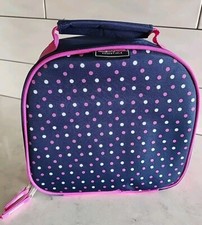 Sacola de almoço isolada Adventuridge em excelente estado usado lancheira caixa meninas rosa azul alça zíper  comprar usado  Enviando para Brazil
