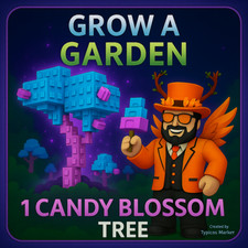 [ROBLOX - Grow A Garden] - Drzewo kwiatu cukrów - [Wielkanocne limitowane boskie drzewo🍭] na sprzedaż  Wysyłka do Poland