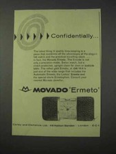 1959 movado ermeto for sale  Madison Heights