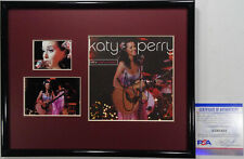 ASSINADO KATY PERRY AUTOGRAFADO MTV DESCONECTADO CD TELA EMOLDURADA PSA CERTIFICADO DE AUTENTICIDADE # AG61464 comprar usado  Enviando para Brazil