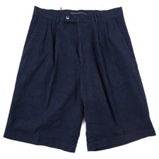Bermuda Roda azul marinho tecido estampa floral ajuste relaxado 32 (Eu 48) comprar usado  Enviando para Brazil