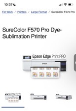 Epson f570 sublimation for sale  Ossining