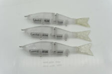 3 Unpainted Crankbait Fishing Lure Body 6 7/8 polegadas 1 3/4OZ Blank lure eye E085, usado comprar usado  Enviando para Brazil