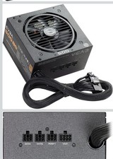 Fonte de alimentação semi modular EVGA 500BQ 80+ 500W bronze 110-BQ-0500-K1 com cabos comprar usado  Enviando para Brazil