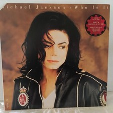 Michael Jackson Who Is It 12" Vinyl LP Disc Record Limited Edition Beat It Remix, usado comprar usado  Enviando para Brazil