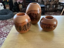 Vintage3 handmadewooden tealig for sale  GRANTHAM