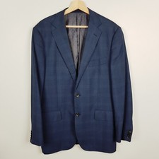 Jaqueta blazer de lã azul M J BALE masculina tamanho 42 R Berdych azul marinho comprar usado  Enviando para Brazil