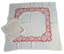Vintage square tablecloth for sale  Skandia